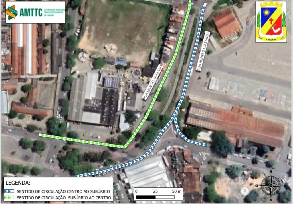 Mudanças foram realizadas no trânsito devido ao São João do município. (Imagem: Divulgação/PMC)