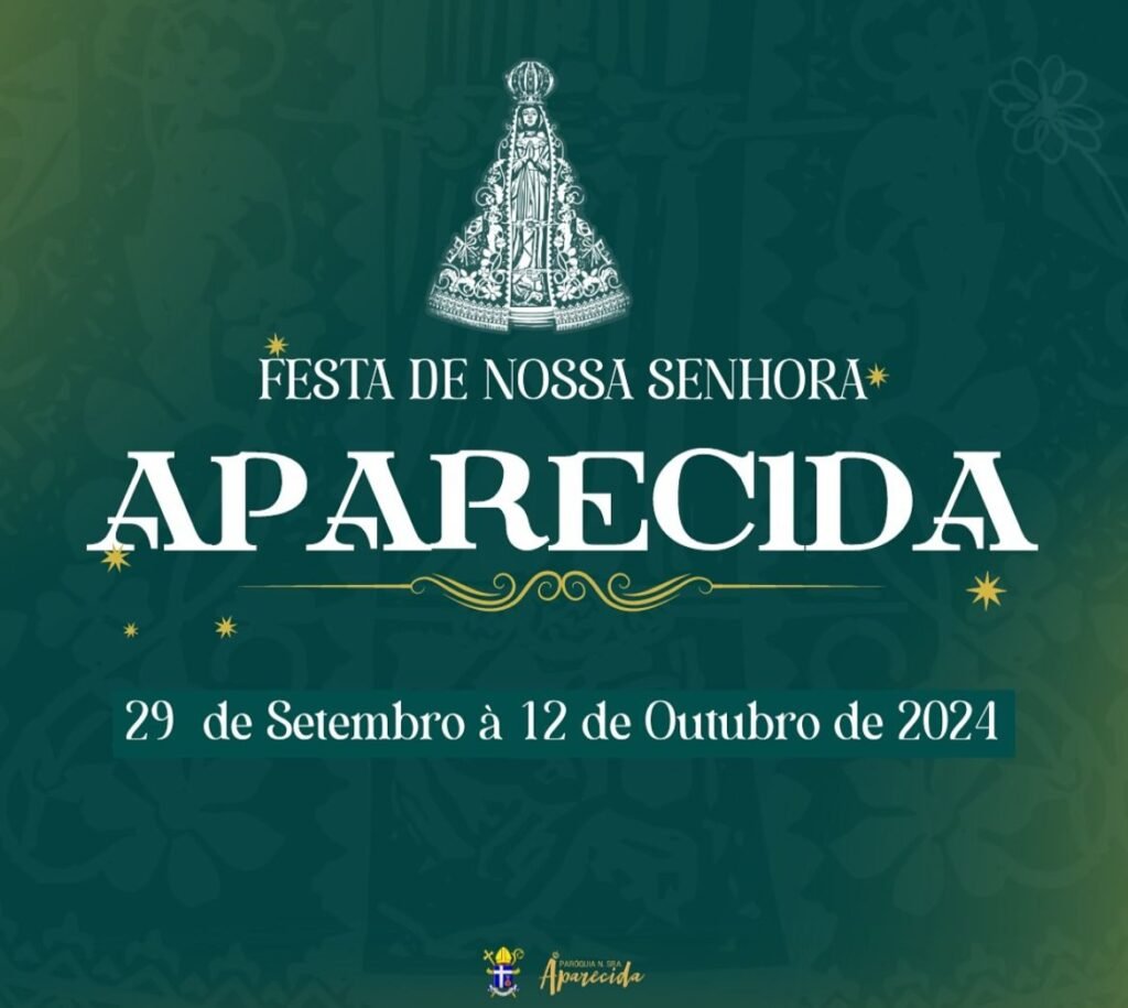 Festividades vão seguir até o dia 12 de outubro. (Imagem: Reprodução/ Instagram Paróquia Nossa Sra. Aparecida)