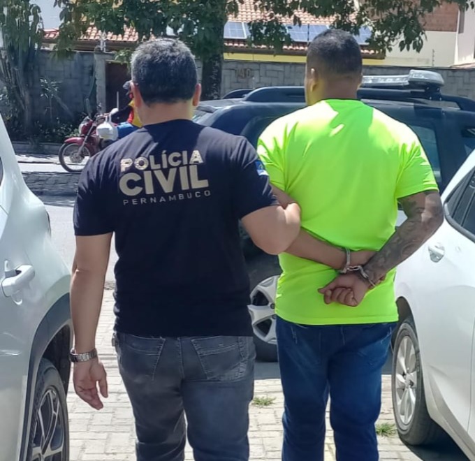 Indivíduo será encaminhado para a penitenciária. (Imagem: Divulgação/PCPE)