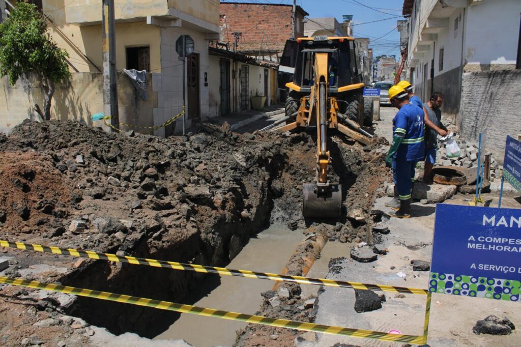 Previsão de retorno do abastecimento é para esta quinta (28). (Imagem: Divulgação/Compesa)