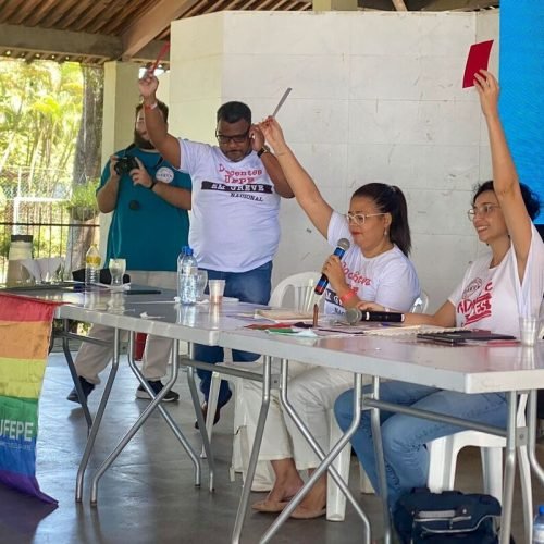 Decisão foi tomada em assembleia nesta quinta (25). (Imagem: Adaíra Sene/ Adufepe/ Divulgação)