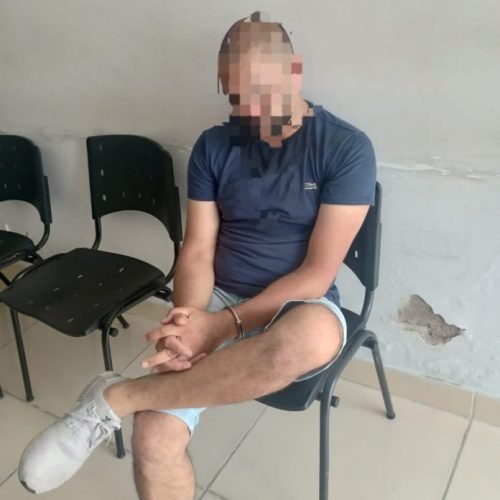 Guarda municipal conduziu o homem para a delegacia. (Imagem: Divulgação)