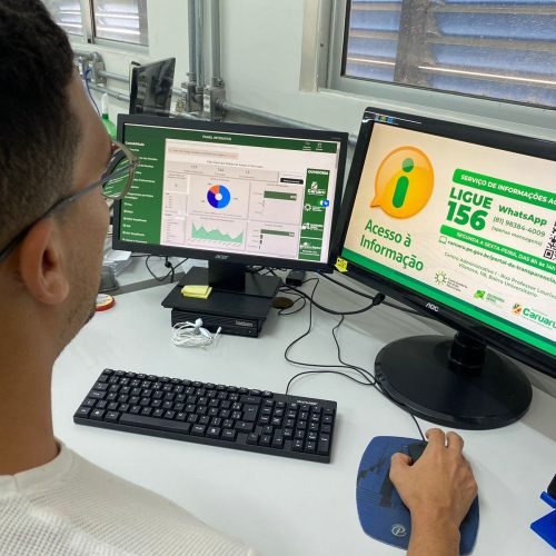 Toda a população pode ter acesso por meio do site Caruaru.pe.gov.br. (Imagem: Divulgação/Ascom)