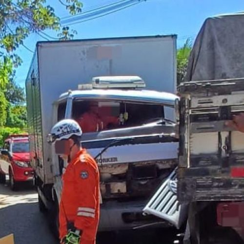 Condutor foi levado para o Hospital da Restauração. (Imagem: Divulgação/PRF)