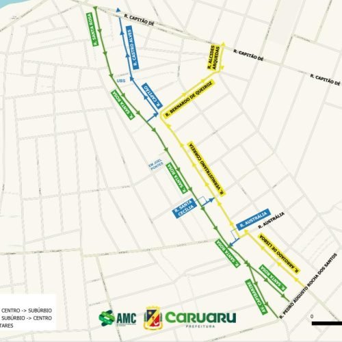 Informação foi confirmada pela Autarquia de Mobilidade de Caruaru (AMC). (Imagem: Divulgação/AMC)