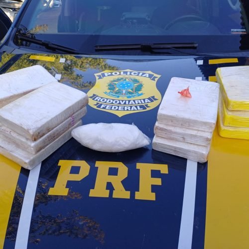 Ação aconteceu na segunda-feira (14). (Imagem: Divulgação/PRF)