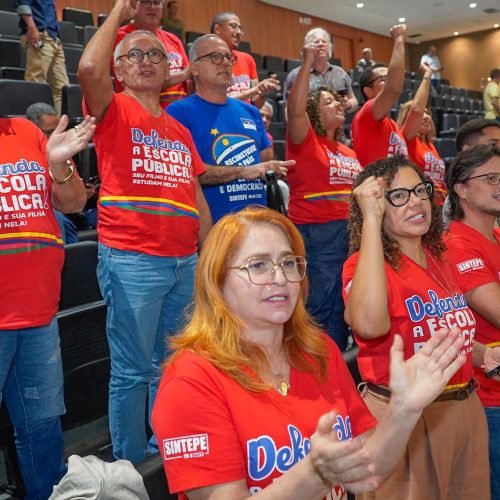 Paralisação será feita em todo o Estado. (Imagem: Pericles Chagas/Sintepe)