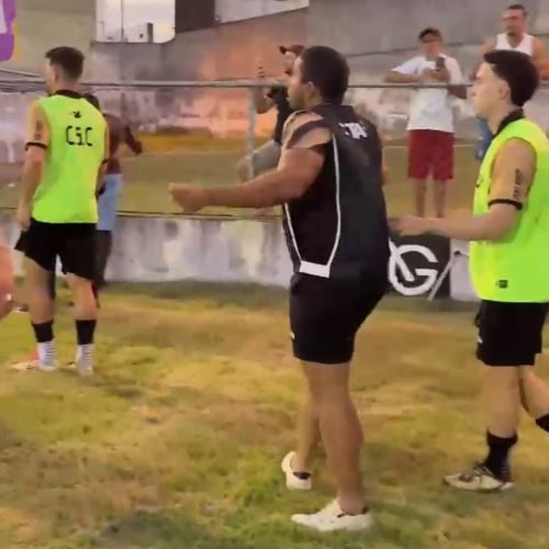 Caso aconteceu na partida deste domingo (10). (Imagem: Reprodução)