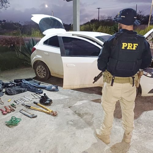 Prisão ocorreu na última terça (04). (Imagem: Divulgação/PRF)