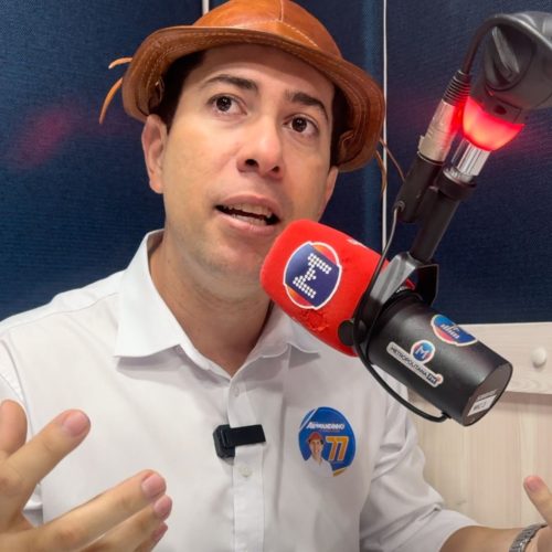 Candidato foi o terceiro convidado. (Imagem: Reprodução/Metropolitana FM)