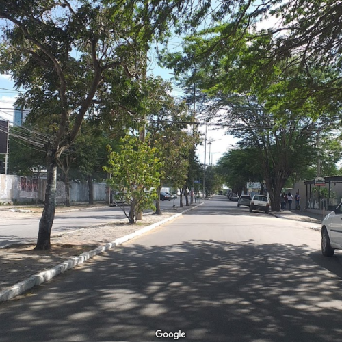 Bloqueio ficará até o fim da obra. (Imagem: Matheus Pereira/GoogleMaps)