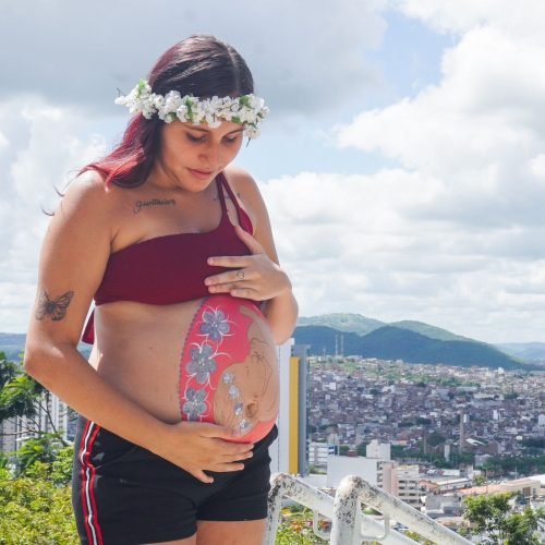 A sessão de fotos foi feita no Monte Bom Jesus. (Imagem: Felipe Correia/Secom)