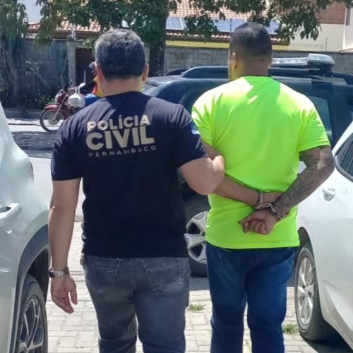 Indivíduo será encaminhado para a penitenciária. (Imagem: Divulgação/PCPE)