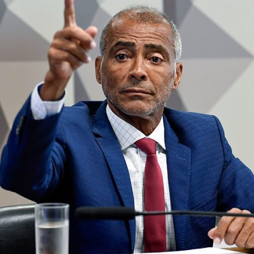 Apresentação será feita pelo Senador e ex-jogador Romário. (Imagem: Jefferson Rudy/Agência Senado)