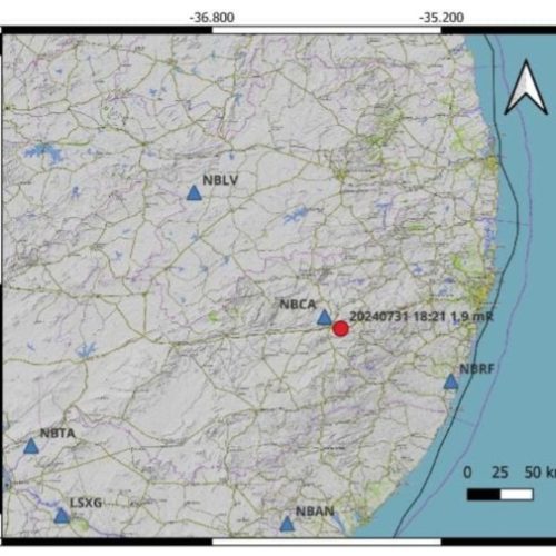 Sismo foi registrado nessa quarta (31). (Imagem: Divulgação/LabSis UFRN)